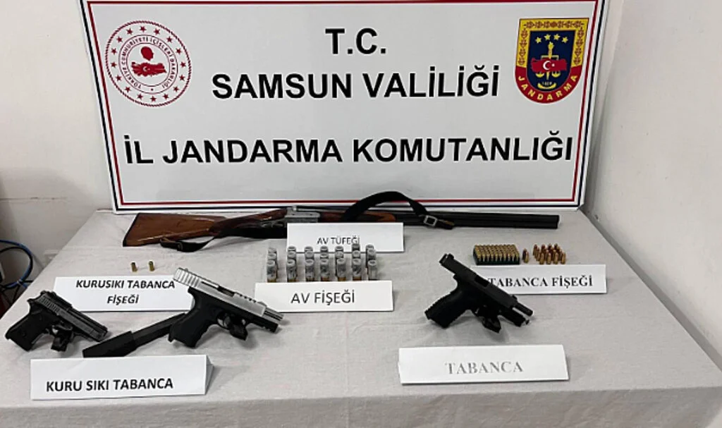Çarşamba'da Silah ve Mühimmat Ele Geçirildi: 1 Şüpheli Gözaltında