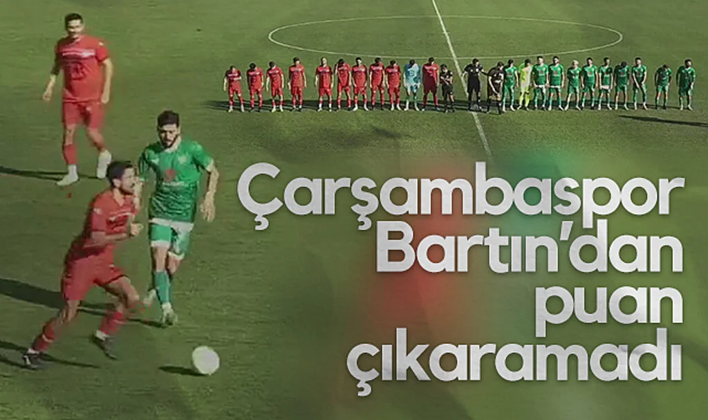 Çarşambaspor, Bartınspor Deplasmanından Puan Çıkaramadı
