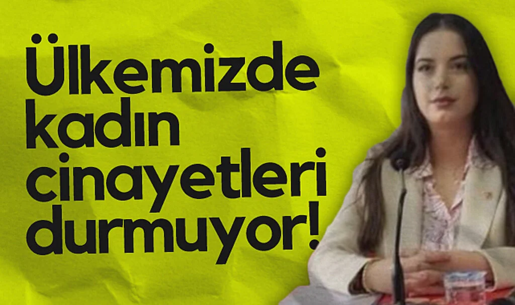 CHP Samsun Kadın Kolları Başkanı Nilsu Bahadır: Ülkemizde kadın cinayetleri durmuyor!