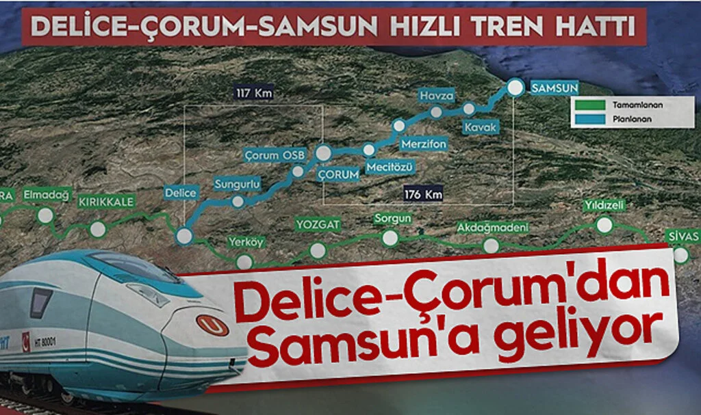 Delice-Çorum'dan Samsun'a geliyor