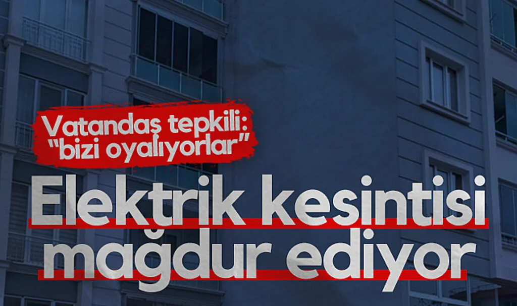 Elektrik kesintisi mağdur ediyor