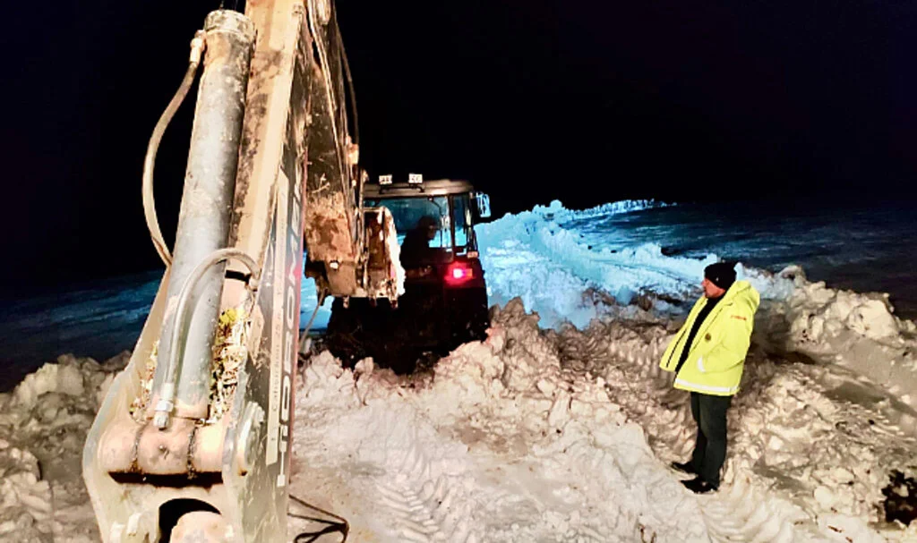 Giresun'da Kar ve Tipide Mahsur Kalan 2 Kişi Kurtarıldı