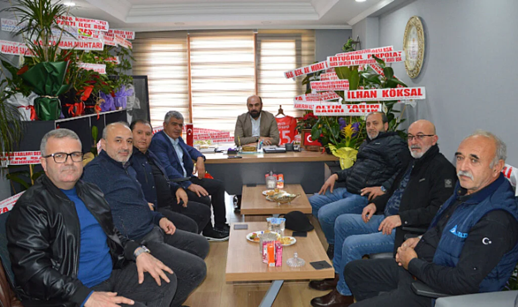 Havza TSO'dan AK Parti İlçe Başkanı Pekşen'e ziyaret