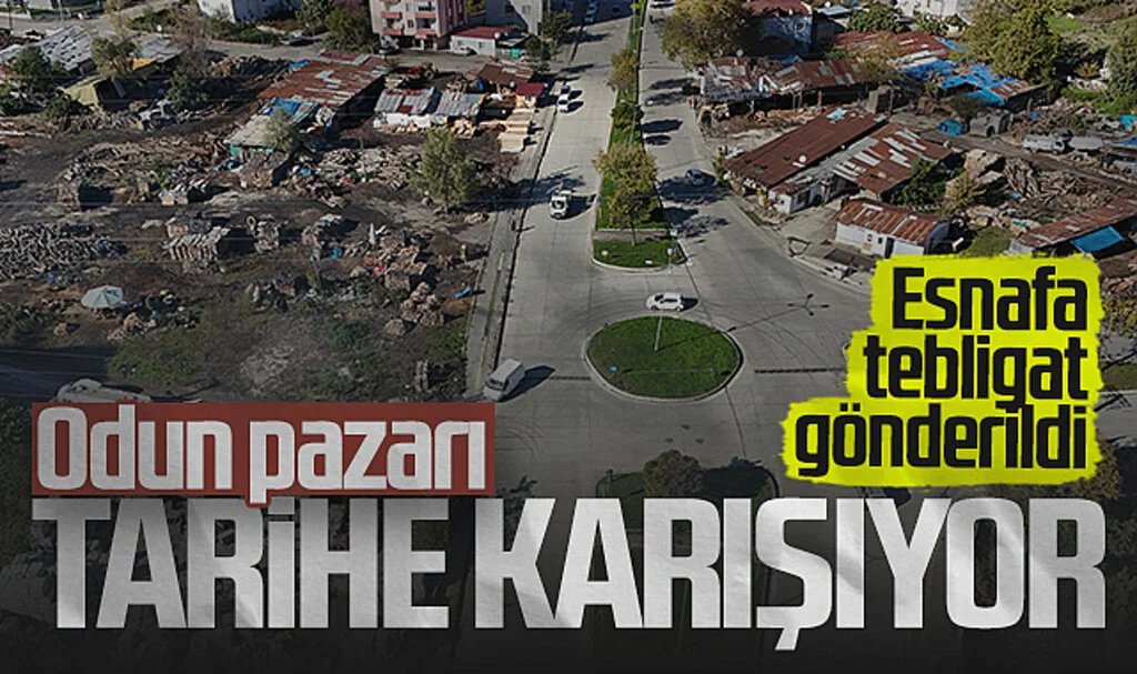 İlkadım'da Odun Pazarı Tarihe Karışıyor! Esnafa Tebligat Gönderildi