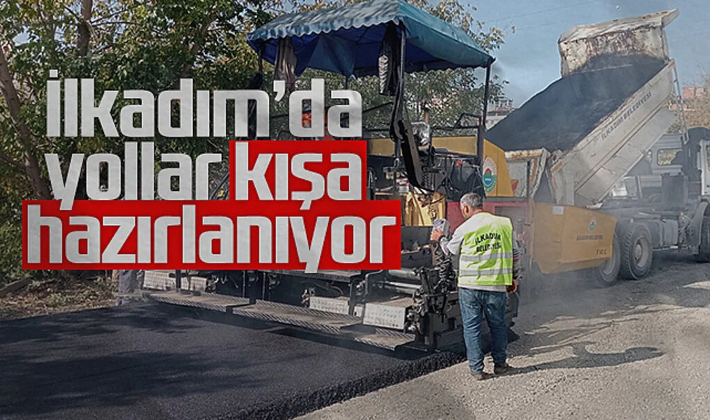İlkadım'da yollar kışa hazırlanıyor