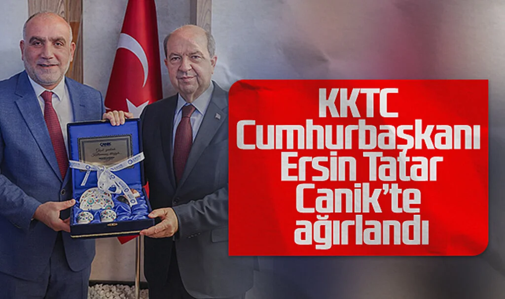 KKTC Cumhurbaşkanı Ersin Tatar, Canik'te Ağırlandı