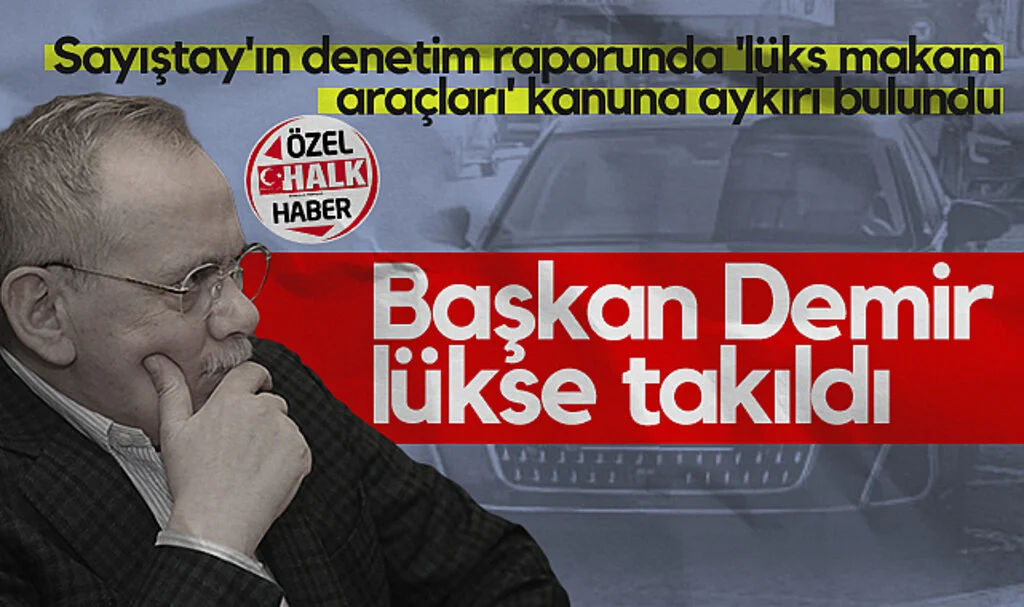 Lüks Makam Araçları Kanuna Aykırı Bulundu! Başkan Mustafa Demir Lükse Takıldı