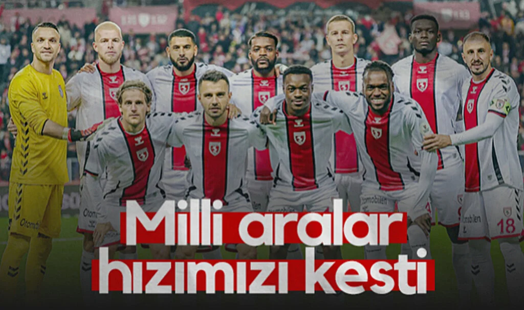Milli Aralar Samsunspor'un Hızını Kesti