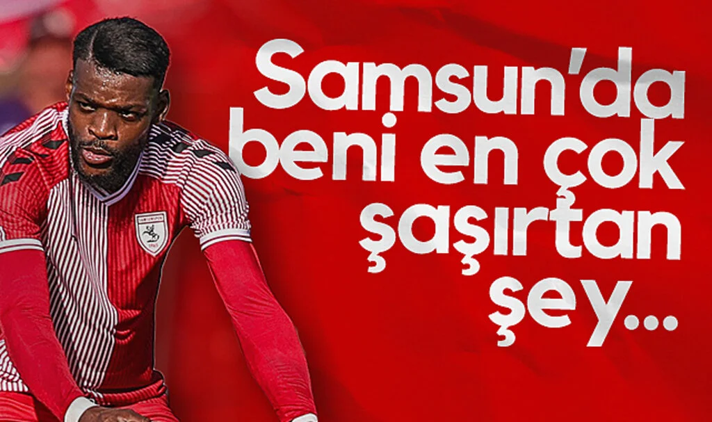 Olivier Ntcham Samsunspor'da Hedeflerini Anlattı