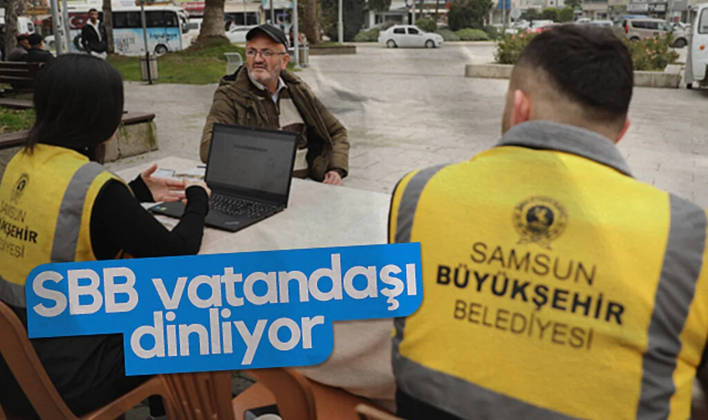 Samsun Büyükşehir Belediyesi Bafra’da Vatandaşı Dinliyor