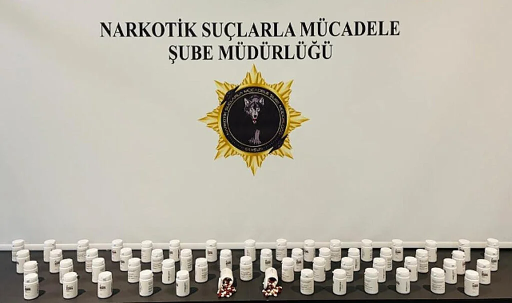 Samsun'da 3.472 Adet Uyuşturucu Hap Yakalandı