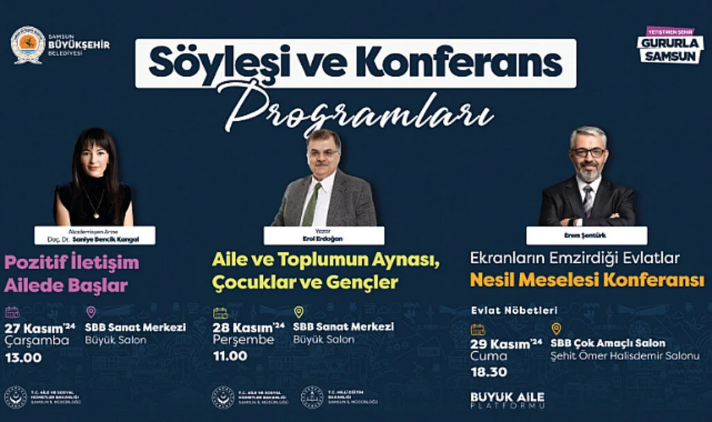 Samsun'da aile ve toplum temalı seminer