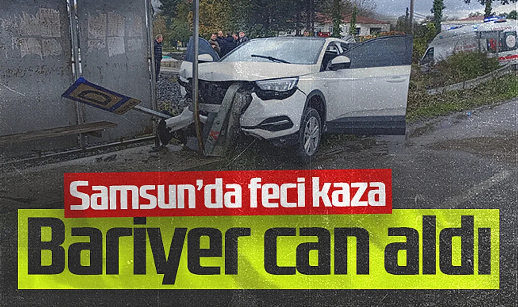 Samsun'da Cip Bariyere Çarptı: Sürücü Hayatını Kaybetti, Eşi Yaralı