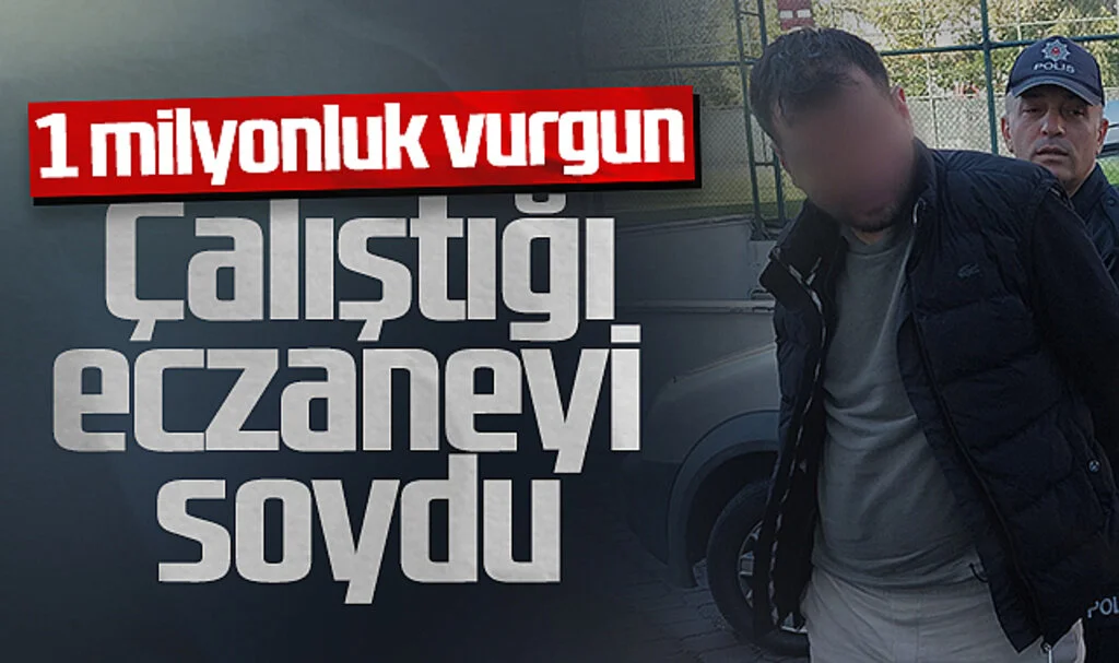 Samsun'da Eczaneden 1 Milyon Liralık İlaç Çalan Çalışan Tutuklandı
