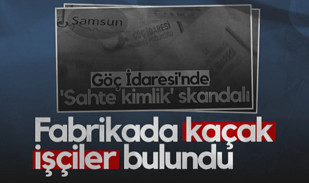 Samsun'da Fabrikada Yabancı Uyruklu Kaçak İşçiler Bulundu