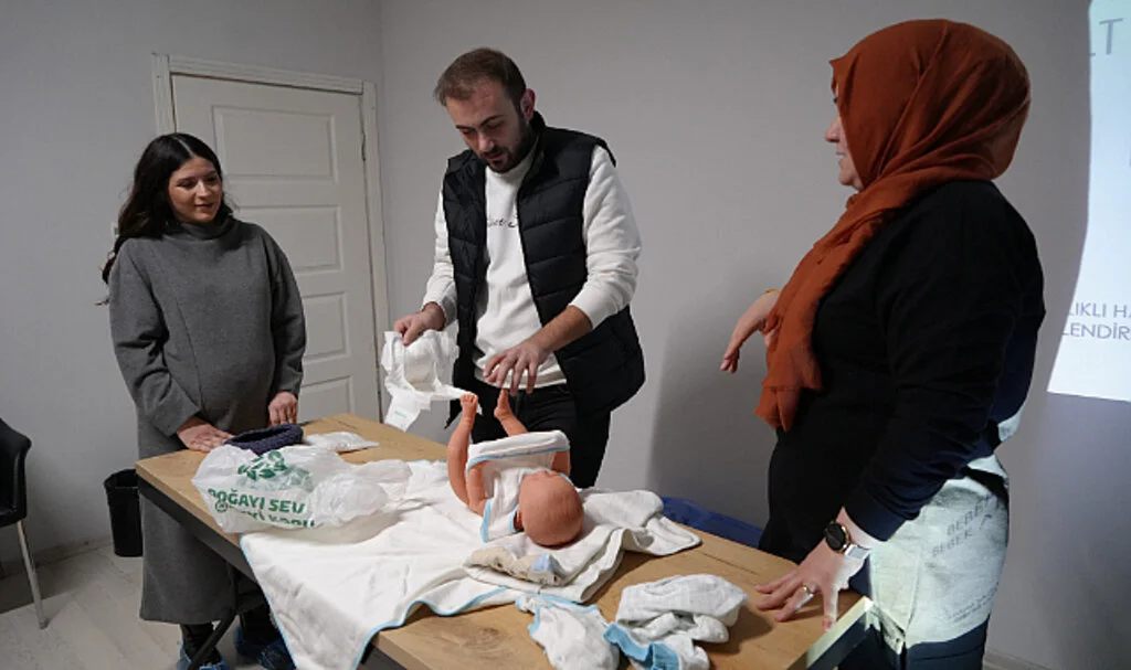 Samsun'da Gebe Okulunda Babalar da Mezun Oluyor