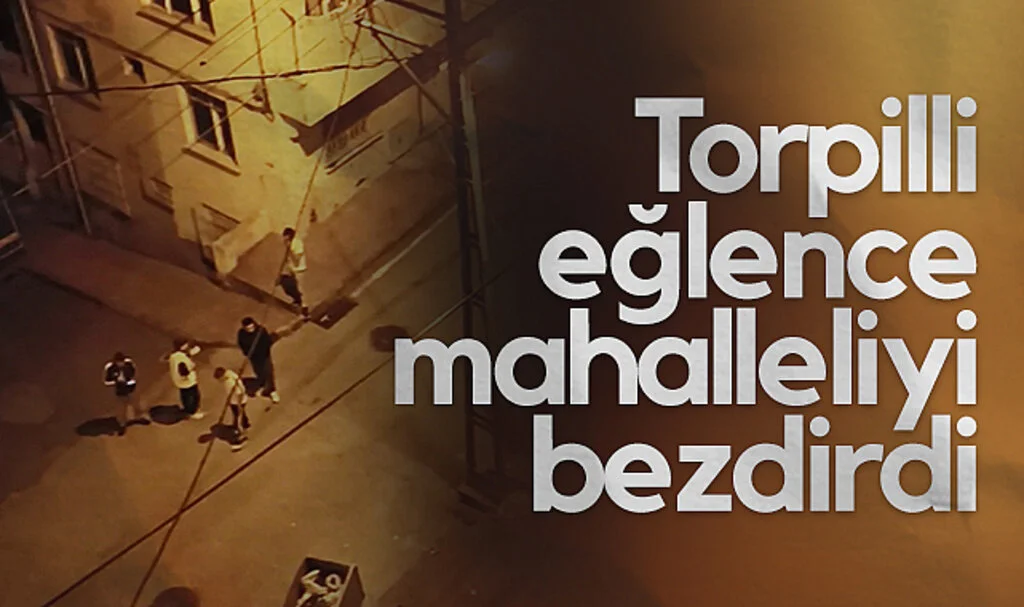 Samsun'da gençlerin torpil eğlencesi mahalleliyi bezdirdi
