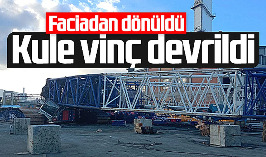 Samsun'da İnşaatta Kule Vinç Devrildi: Operatör Yaralandı