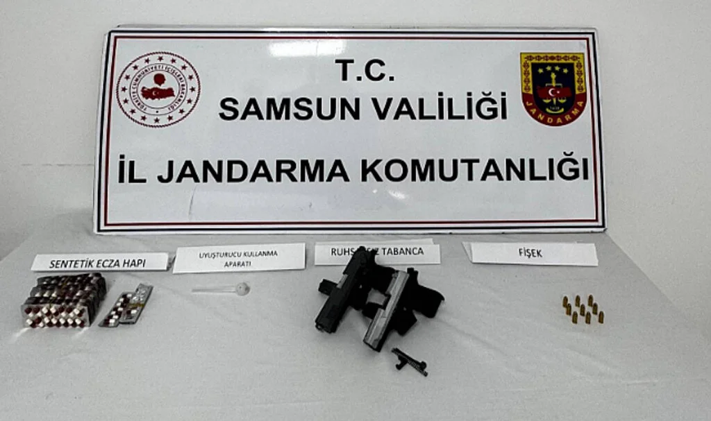 Samsun'da Jandarma Operasyonu: Silah ve Uyuşturucu Ele Geçirildi