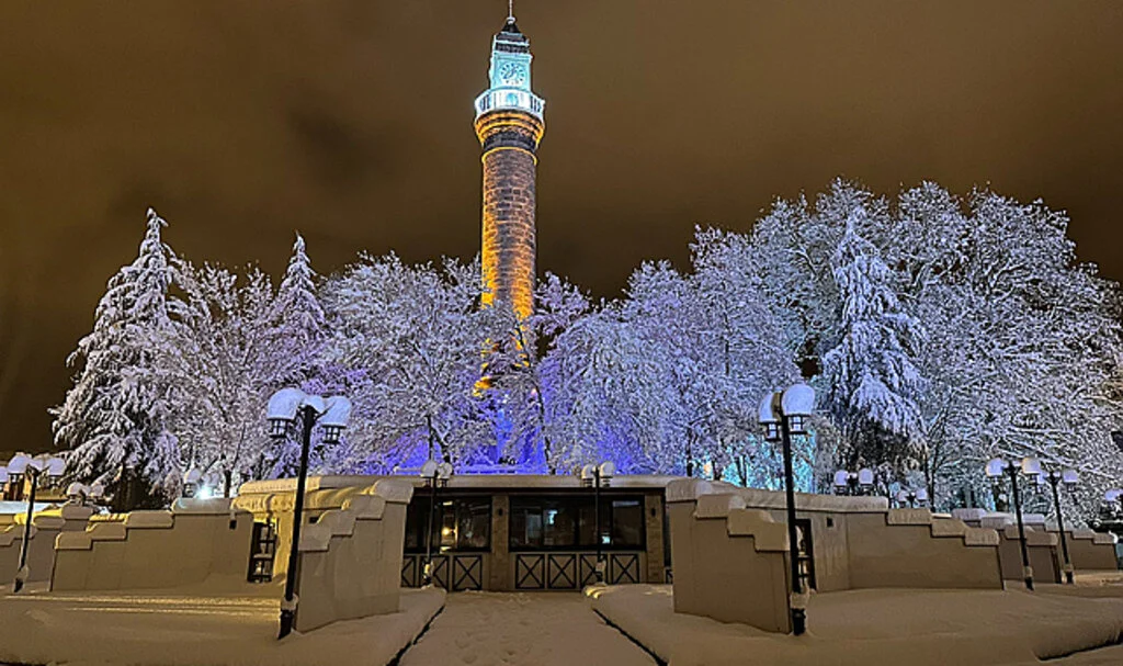 Samsun'da Kar Manzaraları Büyüledi!