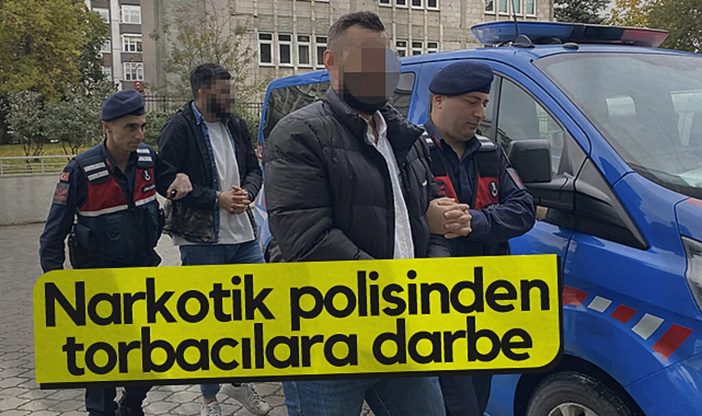 Samsun'da narkotik polisinden torbacılara darbe
