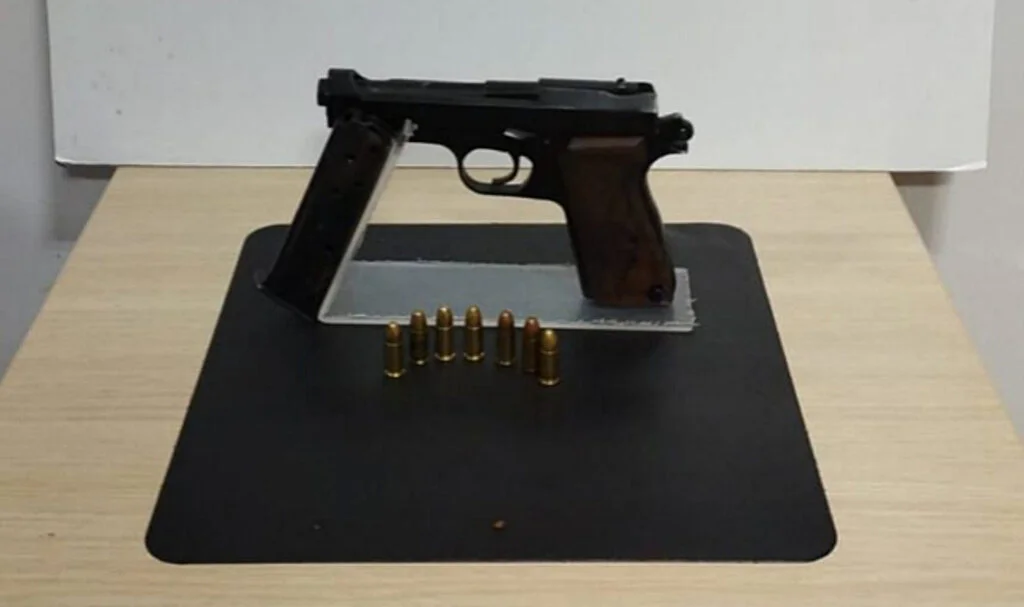 Samsun'da ruhsatsız tabanca ele geçirildi