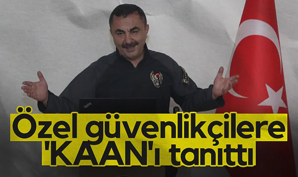 Samsun İl Emniyet Müdürü Arıbaş: Özel güvenlikçilere 'KAAN'ı tanıttı