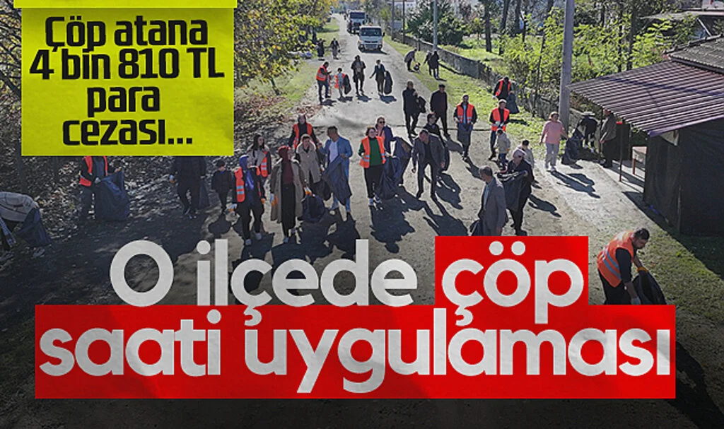 Samsun Terme'de Çöp Saati Uygulaması Başladı