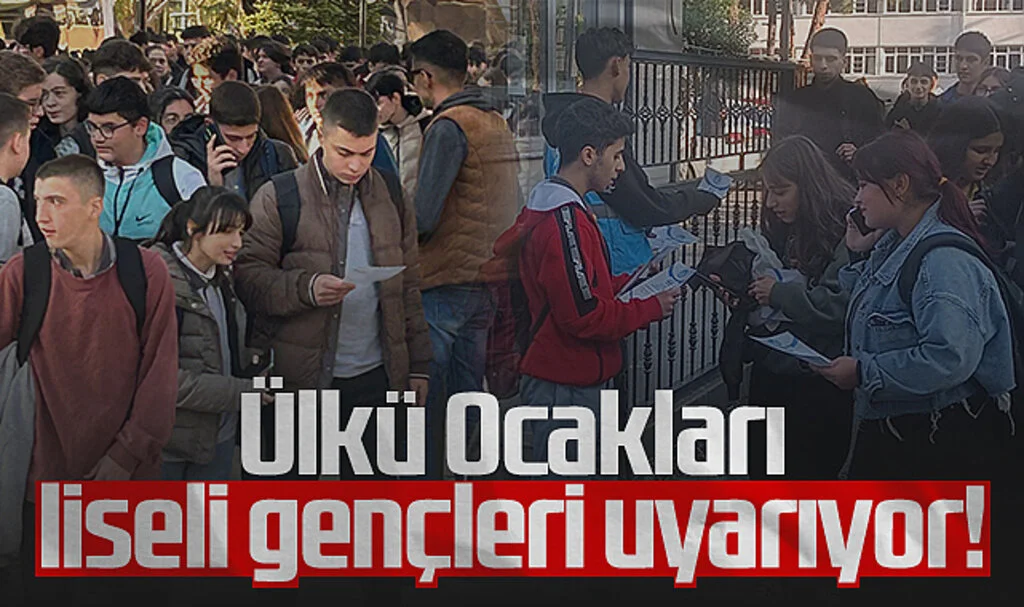 Samsun Ülkü Ocakları'ndan Liselerde Bağımlılıkla Mücadele Çalışması