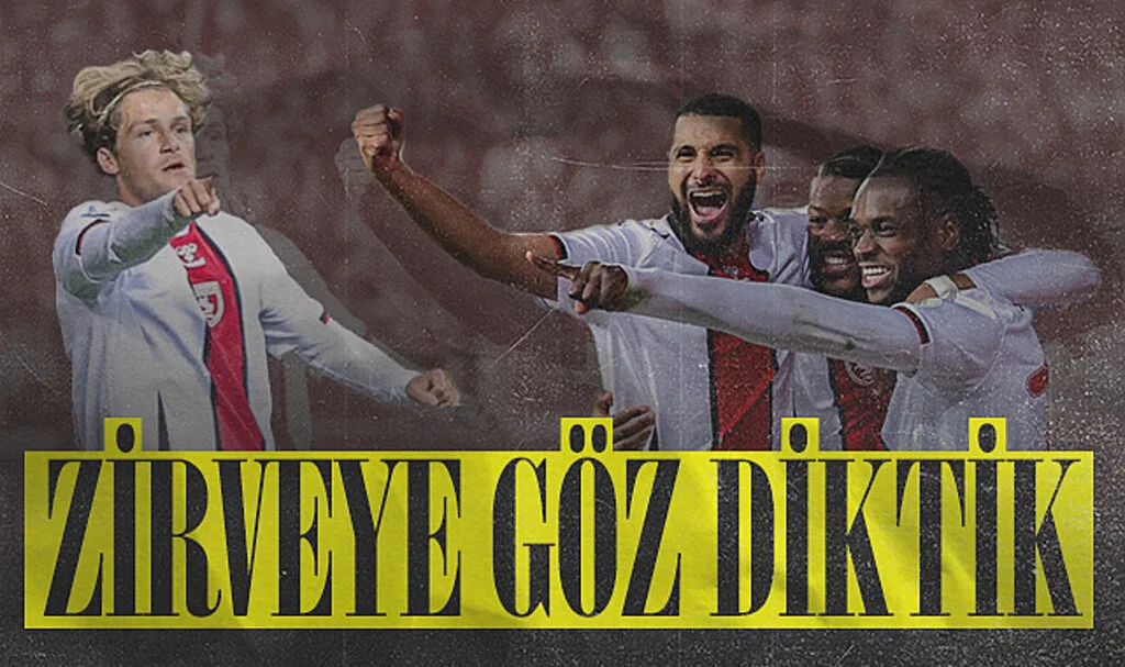 Samsunspor 7 Maçlık Yenilmezlik Serisiyle Zirveye Göz Dikti