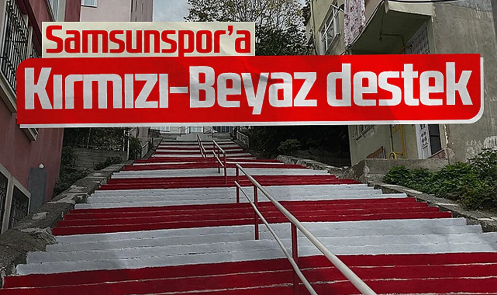 Samsunspor’a Kırmızı-Beyaz Destek