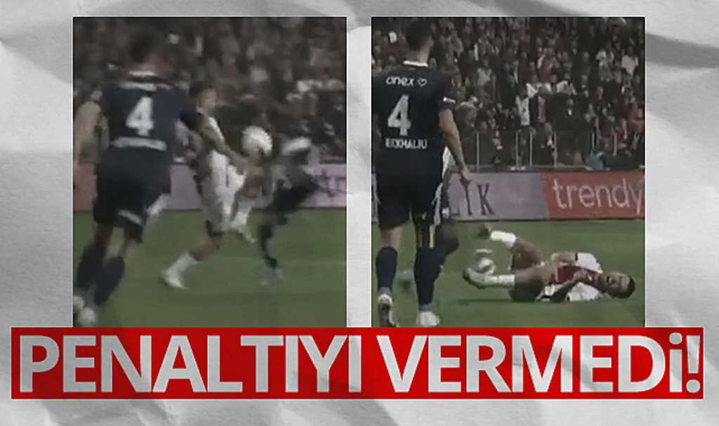 Samsunspor'a Verilmeyen Penaltı Olay Oldu