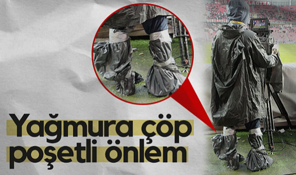 Samsunspor-Alanyaspor Maçında Yağmura Çöp Poşetli Önlem