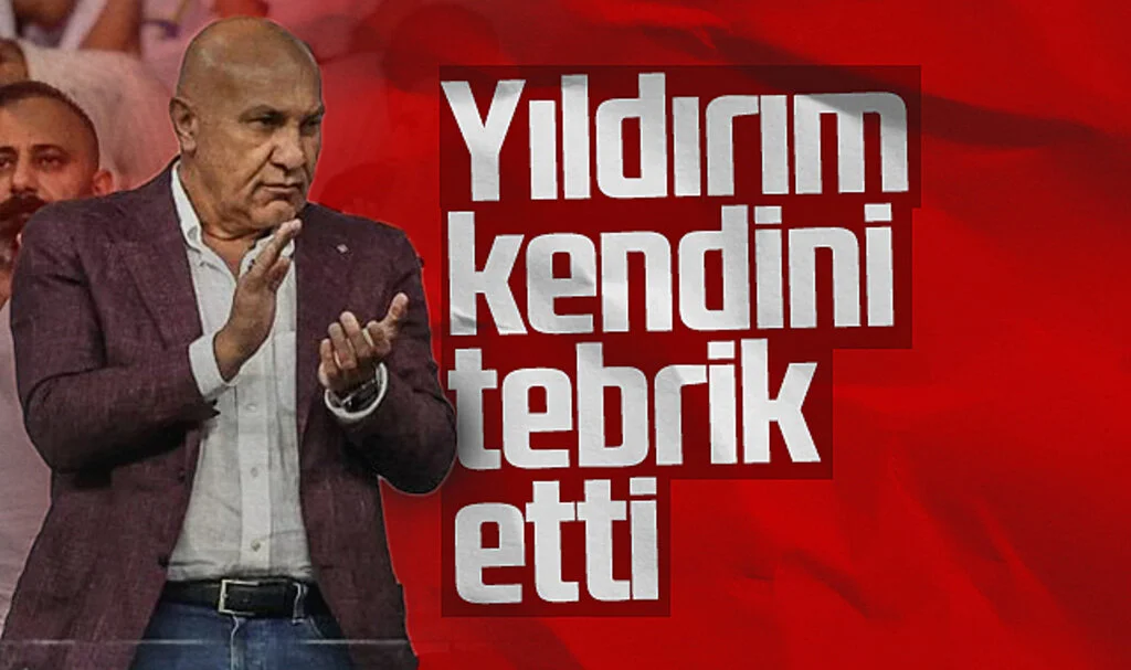 Samsunspor Başkanı Yüksel Yıldırım Kendini Tebrik Etti: Aferim bana!