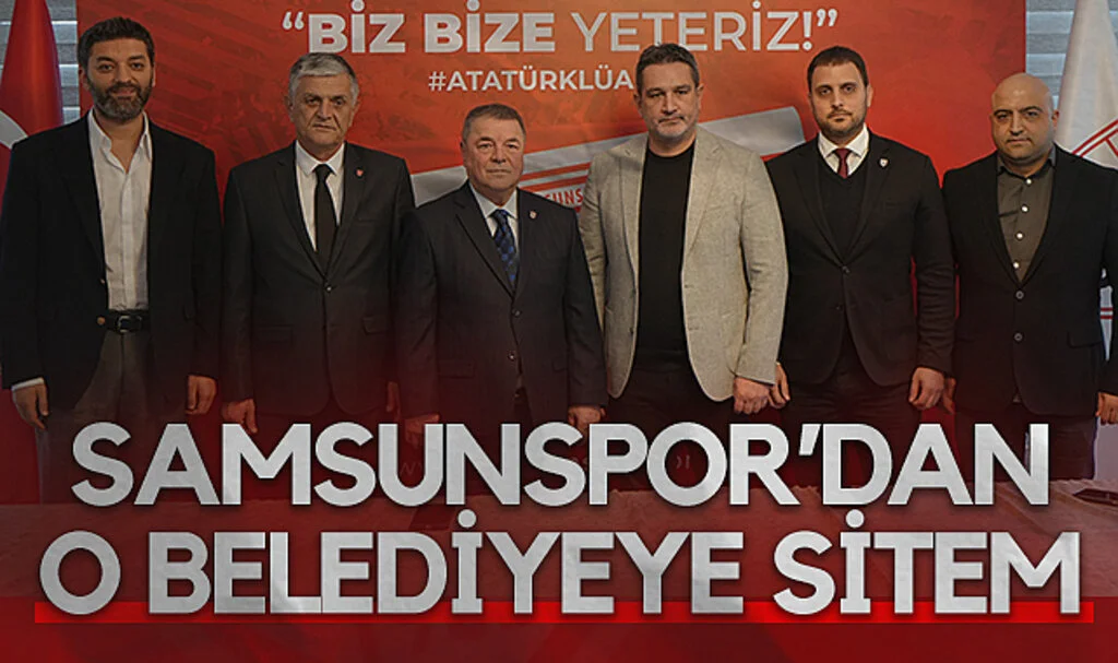 Samsunspor'dan O Belediyeye Sitem