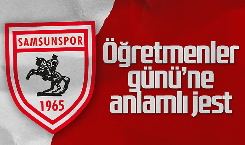 Samsunspor’dan Öğretmenler Günü’ne Anlamlı Jest