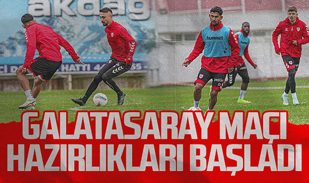 Samsunspor, Galatasaray maçı hazırlıklarına başladı