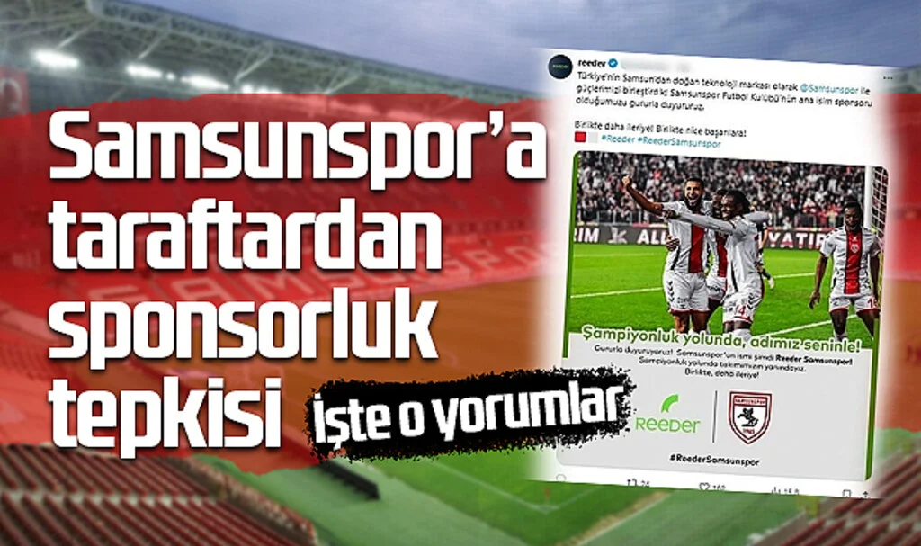 Samsunspor Taraftarlarından Reeder Sponsorluk Tepkisi