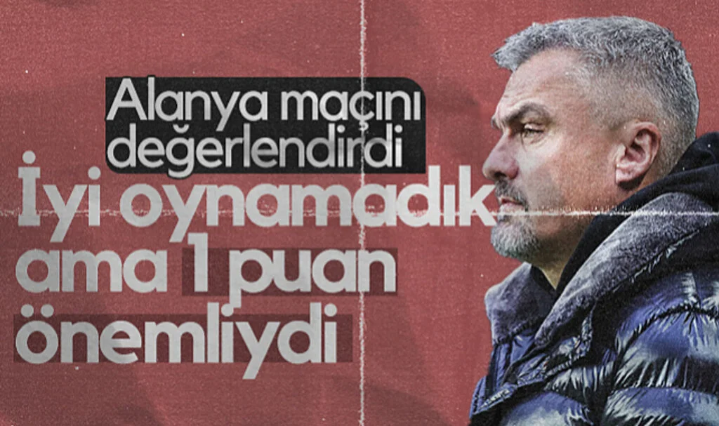 Samsunspor Teknik Direktörü Thomas Reis: "İyi Oynamadık Ama 1 Puan Önemliydi"