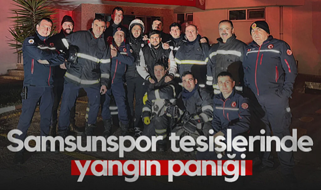 Samsunspor Tesislerinde Yangın Paniği