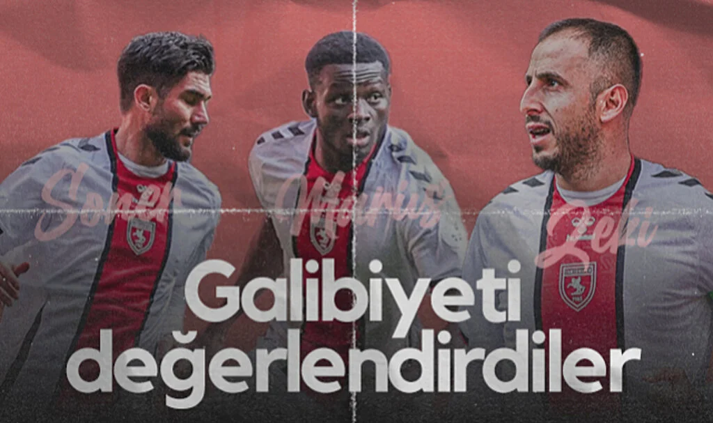 Samsunspor’un Yıldızları Bodrum FK Galibiyetini Değerlendirdi