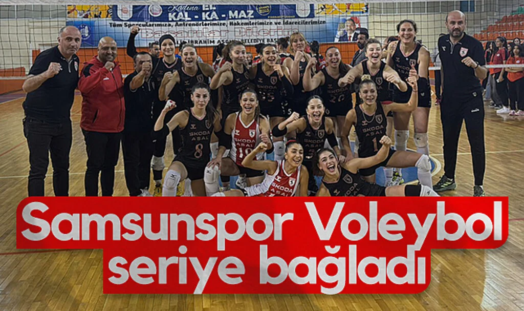 Samsunspor Voleybol Seriye Bağladı