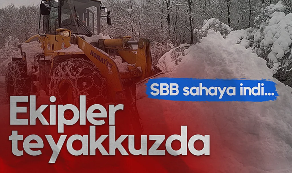 SBB personeli sahaya indi... Ekipler teyakkuzda