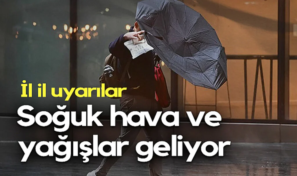 Soğuk Hava ve Yağışlar Geliyor: İl İl Uyarılar