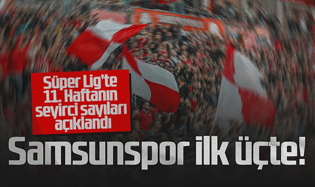 Süper Lig'in 11. Haftasında En Yüksek Seyirci Sayıları Açıklandı