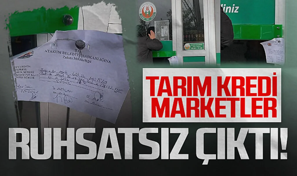 Tarım Kredi Marketler ruhsatsız çıktı!