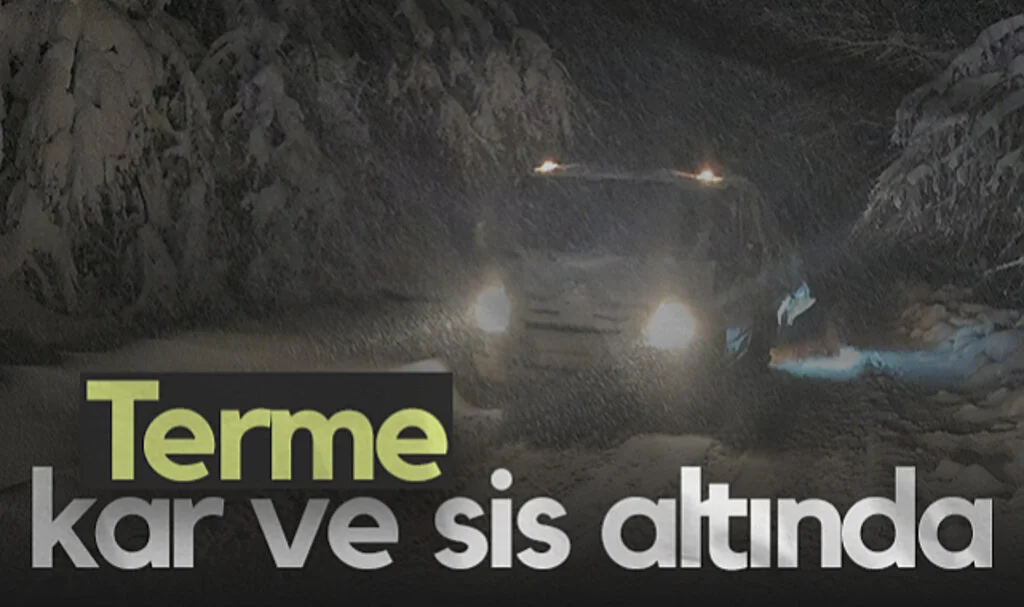 Terme Kar ve Sis Altında
