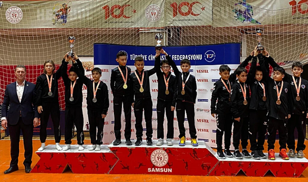 Trampolin Cimnastik Türkiye Şampiyonası Samsun’da Tamamlandı