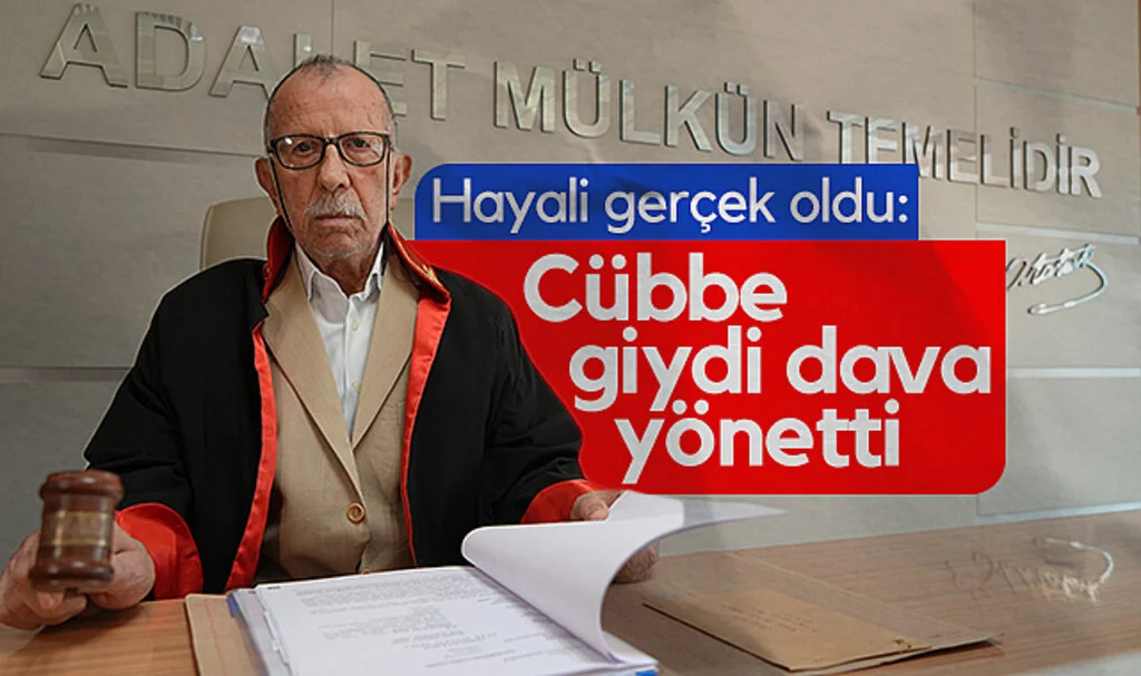 87 Yaşındaki Naci Çelenk’in Hakimlik Hayali Gerçek Oldu