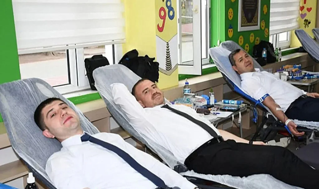 Alaçam Cumhuriyet İlkokulu’nda Kan Bağışı Etkinliği